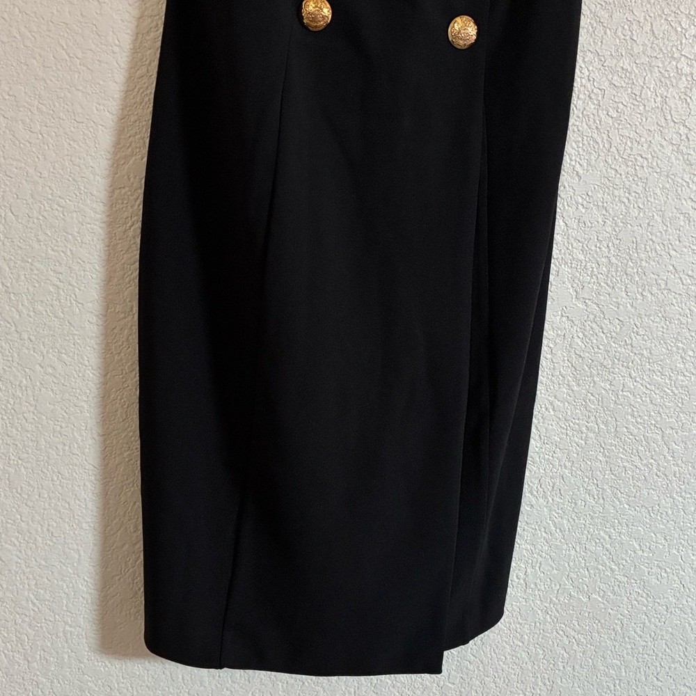 White House Black Market Black Midi Dress - Picture 4 of 8